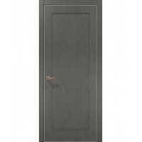 Двери Папа Карло STYLE ST-01 Бетон серый, кромка алюминий серый