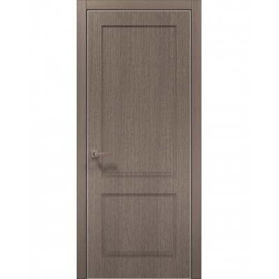Двері Папа Карло STYLE ST-02 Дуб сірий, кромка алюміній сірий