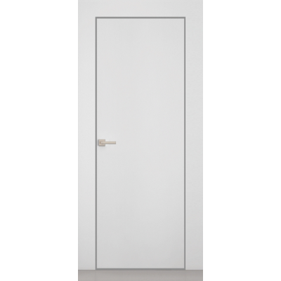Двери скрытые Папа Карло Prime-AL INSIDE, кромка алюминий серый