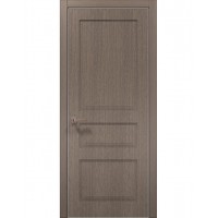 Двері Папа Карло STYLE ST-03 Дуб сірий, кромка алюміній сірий