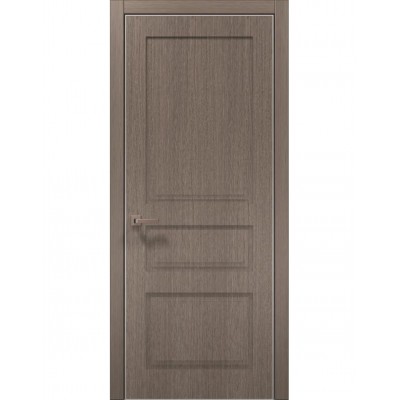 Двері Папа Карло STYLE ST-03 Дуб сірий, кромка алюміній сірий