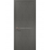 Двері Папа Карло PLATO PL-21 Бетон сірий, кромка АВС