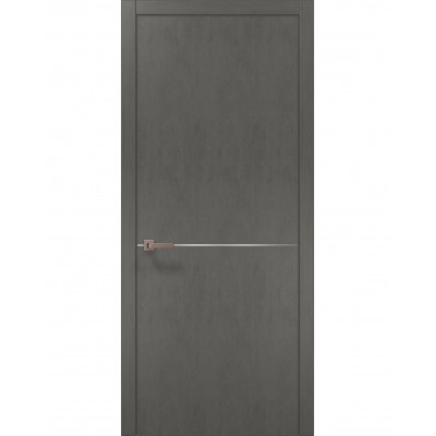 Двери Папа Карло PLATO PL-21 Бетон серый, кромка АВС