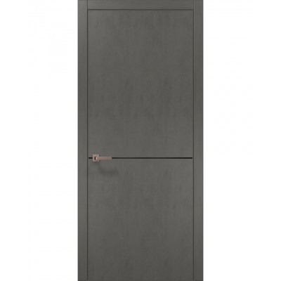 Двери Папа Карло PLATO PL-21 Бетон серый, кромка АВС