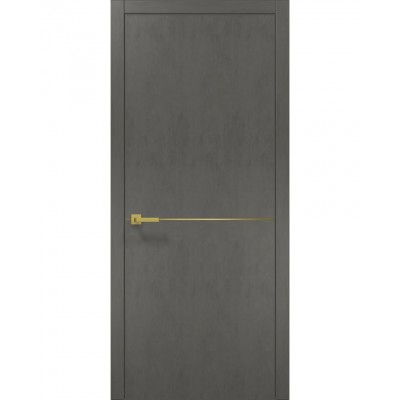 Двери Папа Карло PLATO PL-21 Бетон серый, кромка АВС