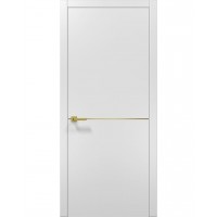 Двері Папа Карло PLATO PL-21 Білий матовий, кромка АВС
