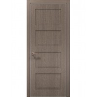Двері Папа Карло STYLE ST-04 Дуб сірий, кромка алюміній сірий