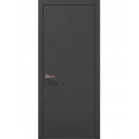 Двері Папа Карло STYLE ST-05 Темно сірий супермат, кромка ABC