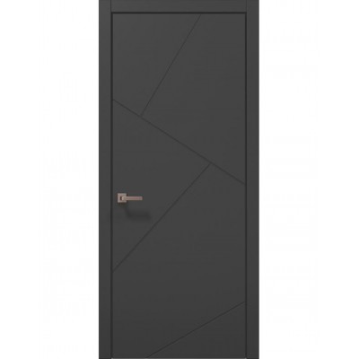 Двери Папа Карло STYLE ST-05 Темно серый супермат, кромка ABC
