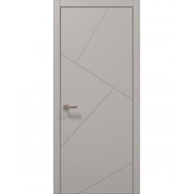 Двері Папа Карло STYLE ST-05 Світло сірий супермат, кромка ABC