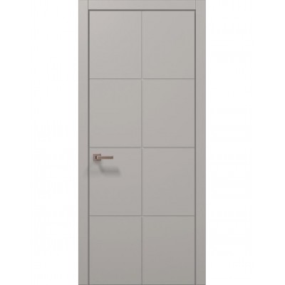 Двері Папа Карло STYLE ST-06 Світло сірий супермат, кромка ABC