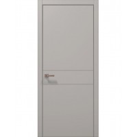 Двери межкомнатные ПАПА КАРЛО Style ST-07 Светло серый супермат, торец ABC