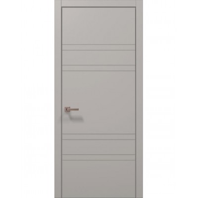 Двері Папа Карло STYLE ST-08 Світло сірий супермат, кромка ABC