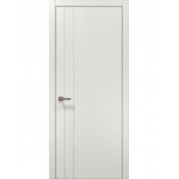 Двері Папа Карло STYLE ST-10 Ясен білий, кромка алюміній сірий