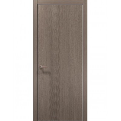 Двери Папа Карло STYLE ST-12 Дуб серый, кромка алюминий серый