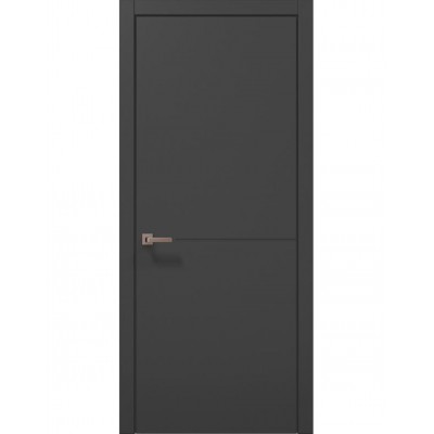 Двері Папа Карло STYLE ST-13 Темно сірий супермат, кромка ABC