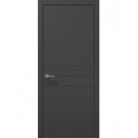 Двери Папа Карло STYLE ST-14 Темно серый супермат, кромка ABC