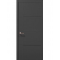 Двері Папа Карло STYLE ST-15 Темно сірий супермат, кромка ABC