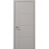 Двери Папа Карло STYLE ST-15 Светло серый супермат, кромка ABC
