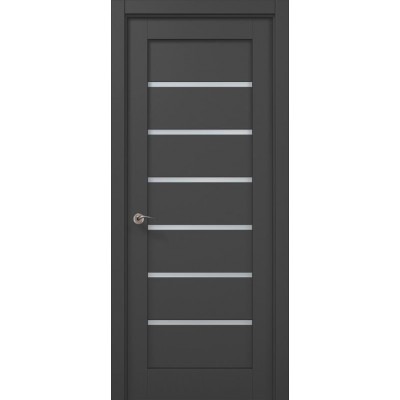 Двері Папа Карло MILLENIUM ML-14C Темно сірий супермат