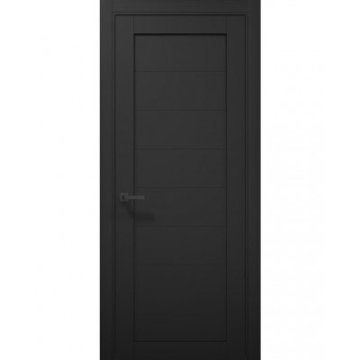 Двери Папа Карло TETRA T-04 Черный матовый