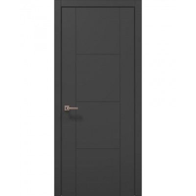 Двері Папа Карло STYLE ST-16 Темно сірий супермат, кромка ABC