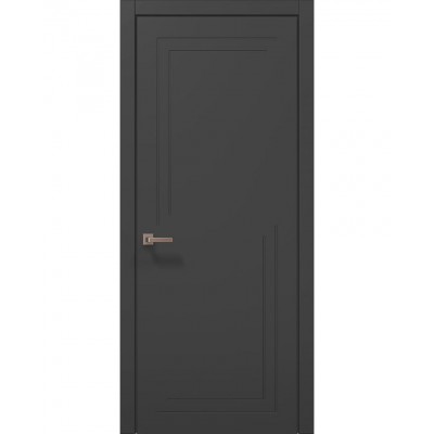 Двері Папа Карло STYLE ST-17 Темно сірий супермат, кромка ABC