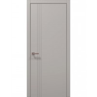 Двери Папа Карло STYLE ST-18 Светло серый супермат, кромка ABC