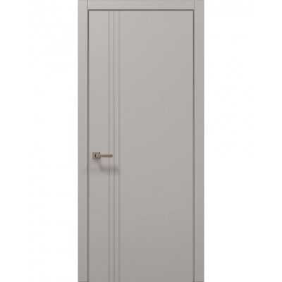 Двері Папа Карло STYLE ST-18 Світло сірий супермат, кромка ABC