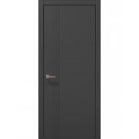 Двери Папа Карло STYLE ST-18 Темно серый супермат, кромка ABC