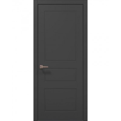 Двері Папа Карло STYLE ST-23 Темно сірий супермат, кромка ABC