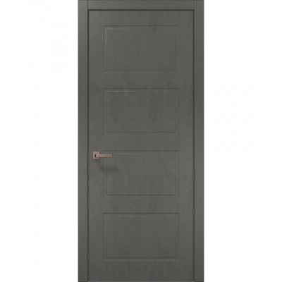 Двері Папа Карло STYLE ST-24 Бетон сірий, кромка ABC