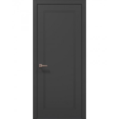 Двері Папа Карло STYLE ST-25 Темно сірий супермат, кромка ABC