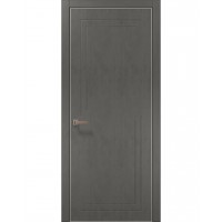 Двері Папа Карло STYLE ST-17 Бетон сірий, кромка алюміній сірий