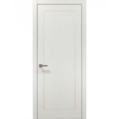 Двери Папа Карло STYLE ST-29 Ясень белый, кромка алюминий серый