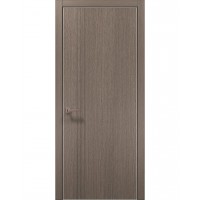 Двери Папа Карло STYLE ST-18 Дуб серый, кромка алюминий серый