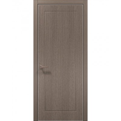 Двері Папа Карло STYLE ST-21 Дуб сірий, кромка алюміній сірий