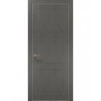 Двері Папа Карло STYLE ST-22 Бетон сірий, кромка алюміній сірий