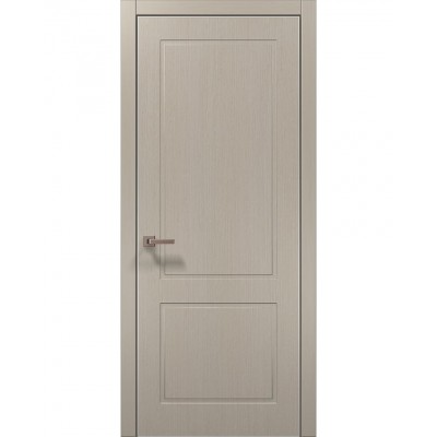 Двери Папа Карло STYLE ST-22 Дуб кремовый, кромка алюминий серый