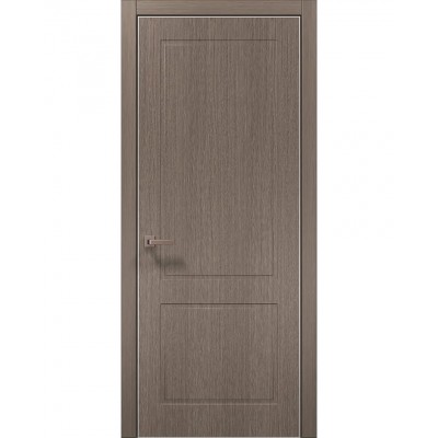 Двері Папа Карло STYLE ST-22 Дуб сірий, кромка алюміній сірий