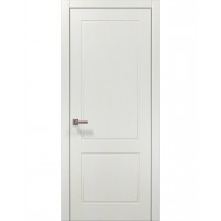 Двері Папа Карло STYLE ST-22 Ясень білий, кромка алюміній сірий