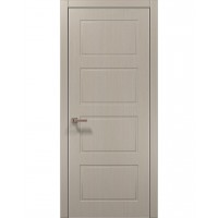 Двері Папа Карло STYLE ST-24 Дуб кремовий, кромка алюміній сірий