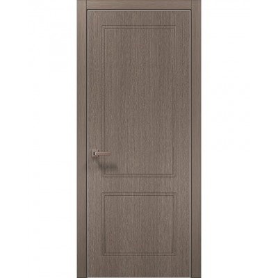 Двери Папа Карло STYLE ST-26 Дуб серый, кромка алюминий серый