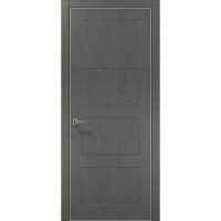 Двери Папа Карло STYLE ST-32 Бетон серый, кромка алюминий серый