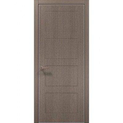 Двери Папа Карло STYLE ST-32 Дуб серый, кромка алюминий серый
