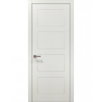 Двери Папа Карло STYLE ST-32 Ясень белый, кромка алюминий серый