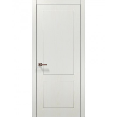 Двери Папа Карло STYLE ST-30 Ясень белый, кромка алюминий серый