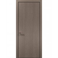 Двери Папа Карло STYLE ST-17 Дуб серый, кромка алюминий черный