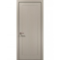 Двери Папа Карло STYLE ST-29 Дуб кремовый, кромка алюминий черный