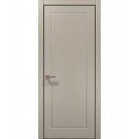 Двері Папа Карло STYLE ST-21 Дуб кремовий, кромка алюміній чорний